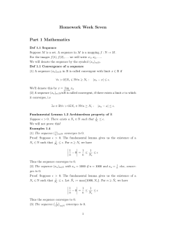 Homework Week Seven Part 1 Mathematics