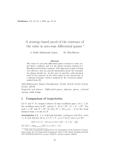 A strategy-based proof of the existence of the value in zero