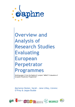 Overview and Analysis of Research Studies