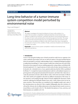Long time behavior of a tumor-immune system competition model