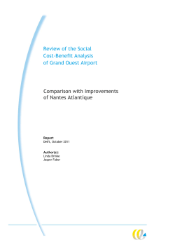 Evaluation of Social Cost Benefit Analysis