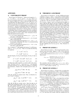 appendix a. convergent proof b. theorem 2 and proof c. proof of