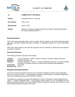 CCW 14-181 - County of Simcoe