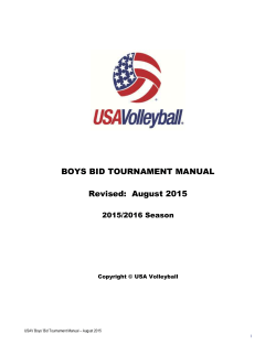 Bid Tournaments and Bids