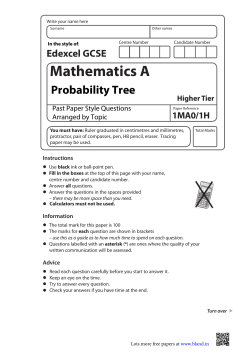 Probability Tree