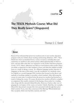 The TESOL Methods Course - TESOL International Association