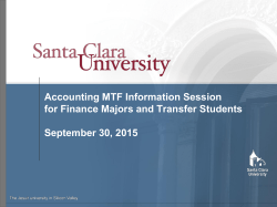 Cost Terms - SCU Accounting Association