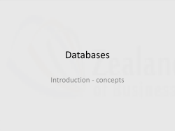 Databases