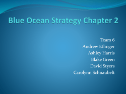 Strategy Canvas- An analytic framework that is central to value