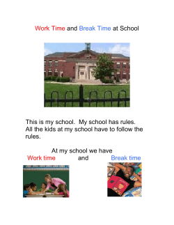 Choices and Have-To-Dos At School