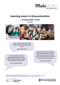 here  - Make Music Gloucestershire