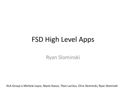 FSD_High_Level_Apps