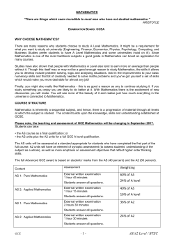 Further Mathematics [A2]
