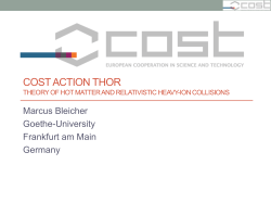 COST Action THOR