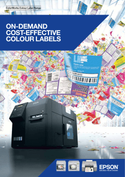ON-DEMAND COST-EFFECTIVE COLOUR LABELS