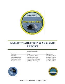 nmawc table top war game report