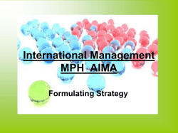Global management