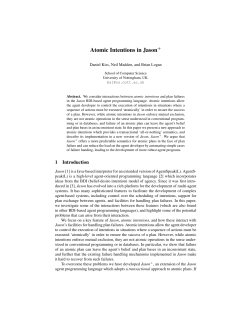 Atomic Intentions in Jason+