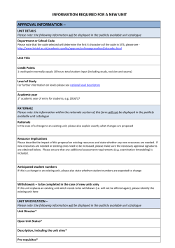 Unit Information (Office document, 102kB)