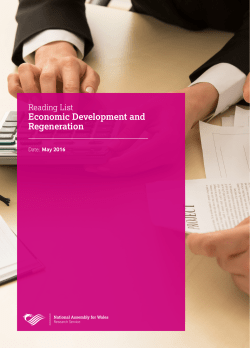 Economic Development and Regeneration