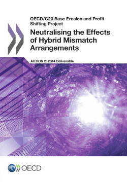 Neutralising the Effects of Hybrid Mismatch Arrangements