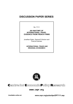 discussion paper series