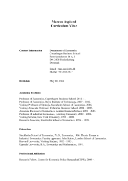 Curriculum Vitae