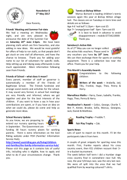 Newsletter8,2017 - Bugthorpe Primary