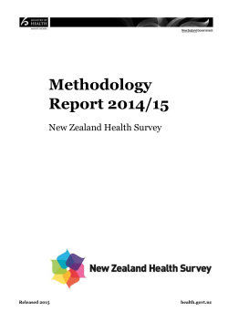 Methodology Report 2014/15: New Zealand