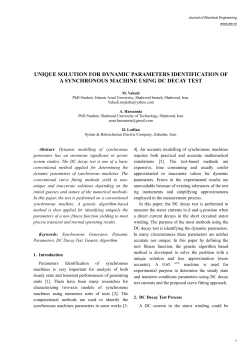 unique solution for dynamic parameters identification of a