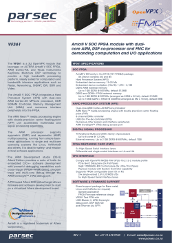 P0 P1 P2 DSP FMC SOC FPGA ARM Core