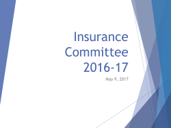 Insurance Committee 2003/04