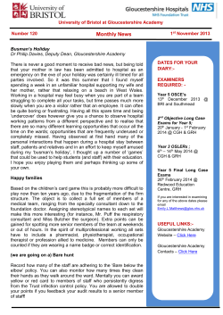 November 2013 - Gloucestershire Hospitals NHS FT