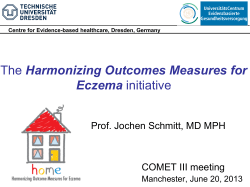 The Harmonizing Outcomes Measures for Eczema initiative
