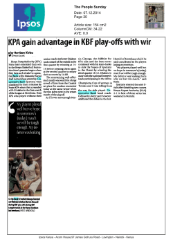 KPA gain advantage in KBF playoffs with win