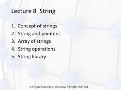 Strings