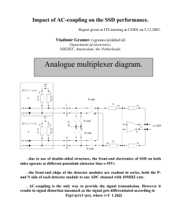 Study of AC coupling impact on signal transmission and