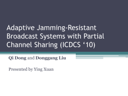 Adaptive Jamming-Resistant Broadcast Systems with Partial