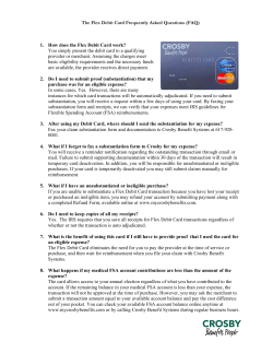 The Flex Debit Card Frequently Asked Questions (FAQ) 1. How does
