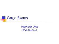 Cargo Exams