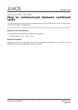 How to communicate between combined tasks