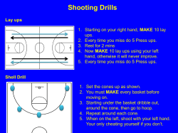 Shooting Drills Lay ups