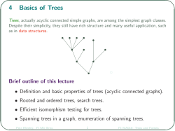 4 Basics of Trees