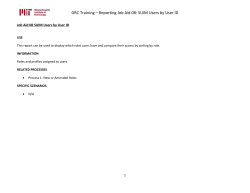 This report can be used to display which roles users have and