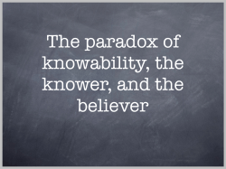 the Knower