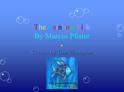 The Rainbow Fish By Marcus Pfister