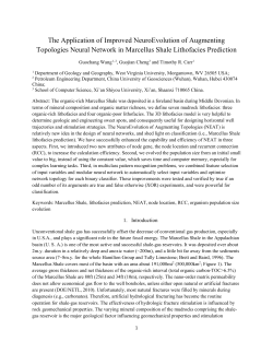 The Application of Improved NeuroEvolution of Augmenting