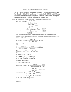 Lecture 13: Sequence components (Tutorial)