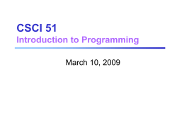 Mar 10 - Joshua Stough