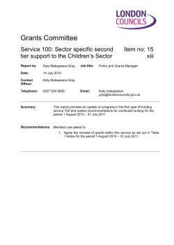 Grants Committee - London Councils